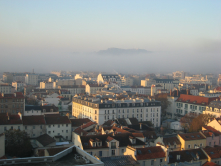 Brume sur le Montvalrien, Suresnes, 2011