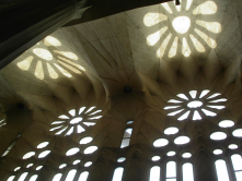 La basilique Sagrada familia, Barcelone, 2006