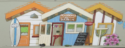 Maisons de pcheurs par Vicente, artiste peintre, 2019