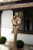 Statue d'une famille, Environs de Fontainebleau, 2012