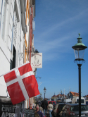 Enseigne, restaurant La Sirne, Copenhague, Danemark, 2009